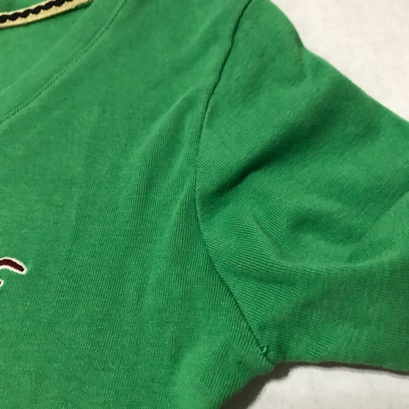 Hollister Girls S Green V-neckline Long Sleeves Pullover Top Blouse - Picture 14 of 14